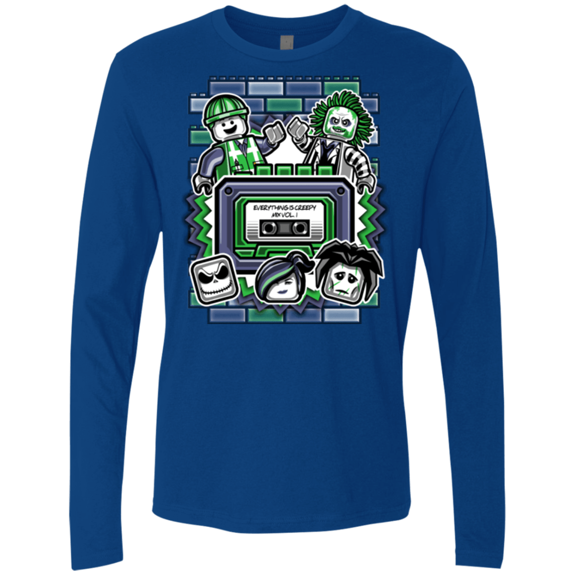 T-Shirts Royal / Small Everything Is Creepy Mix Men's Premium Long Sleeve