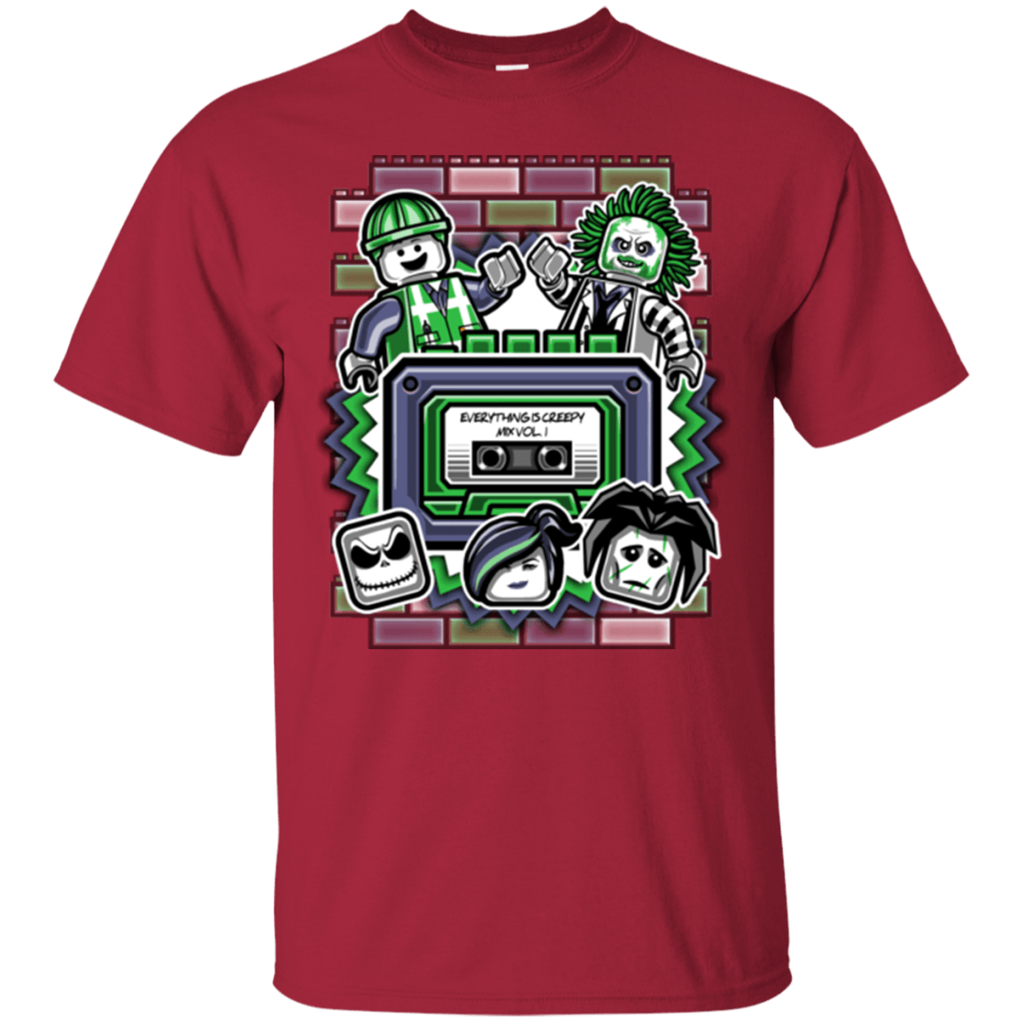 T-Shirts Cardinal / Small Everything Is Creepy Mix T-Shirt