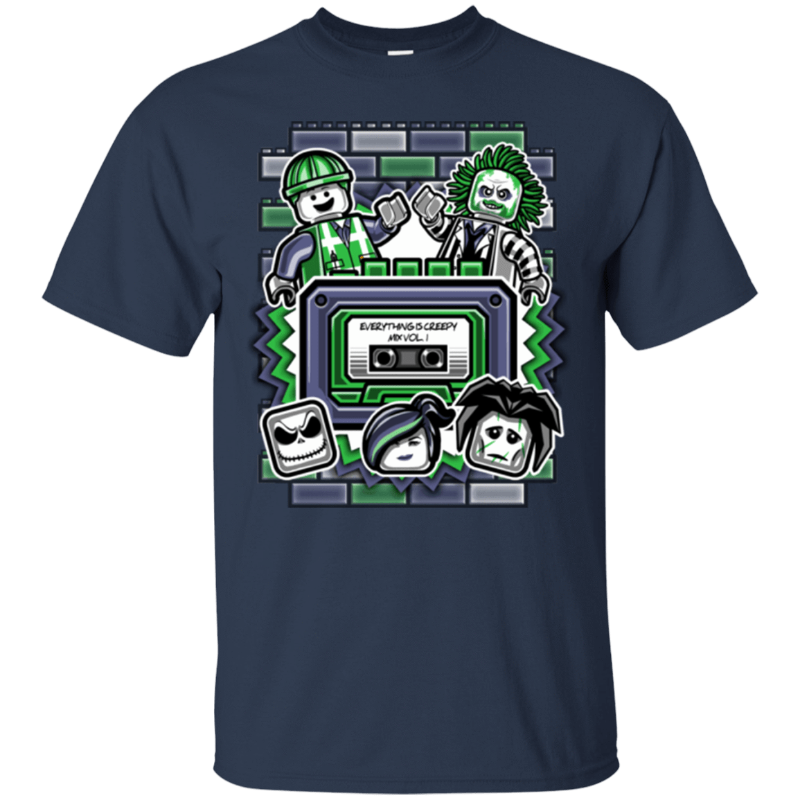 T-Shirts Navy / Small Everything Is Creepy Mix T-Shirt