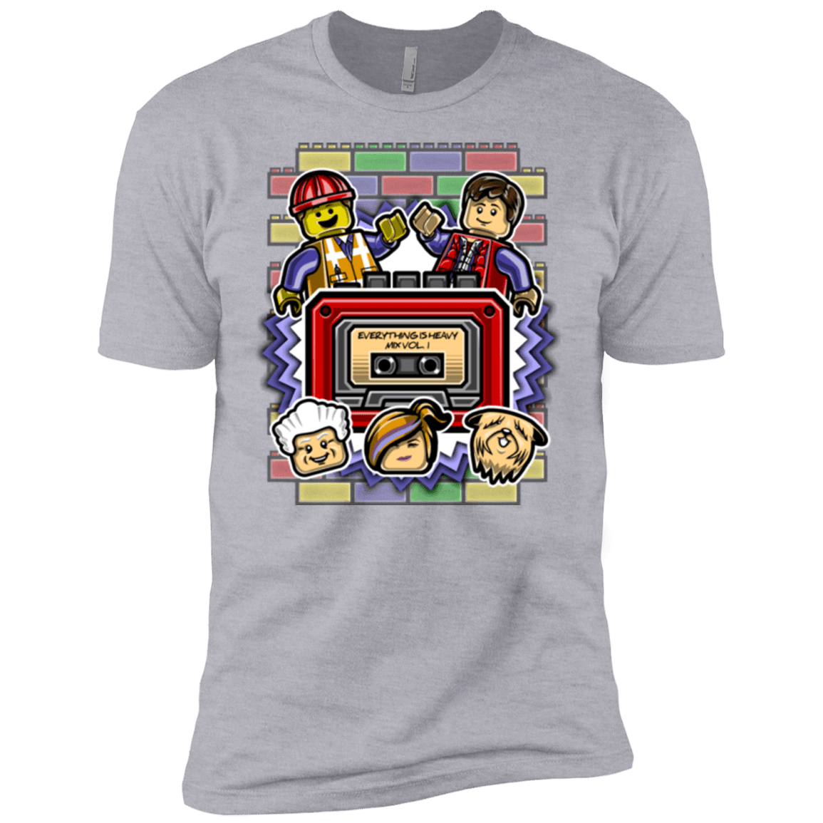 T-Shirts Heather Grey / YXS Everything Is Heavy Mix Boys Premium T-Shirt