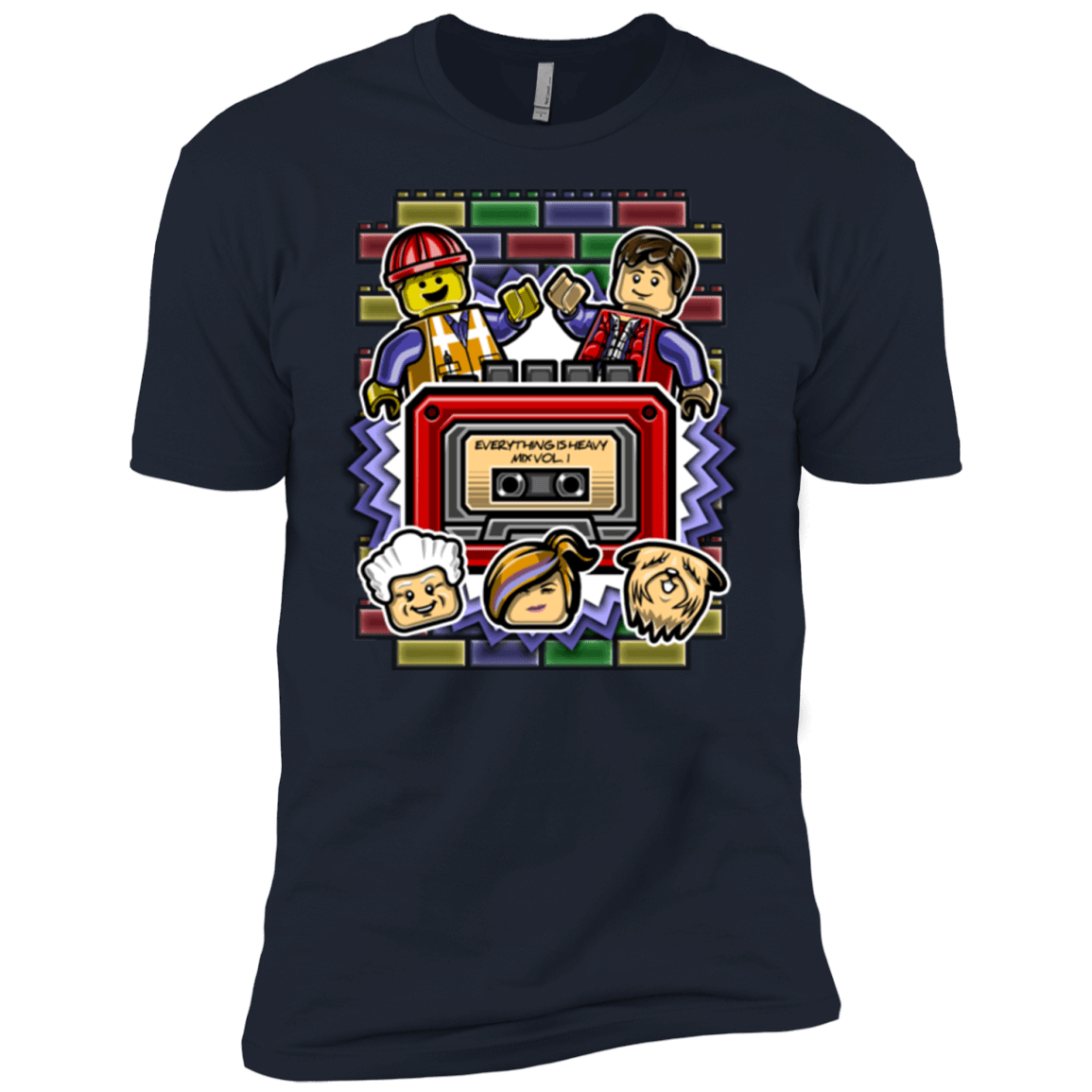 T-Shirts Midnight Navy / YXS Everything Is Heavy Mix Boys Premium T-Shirt