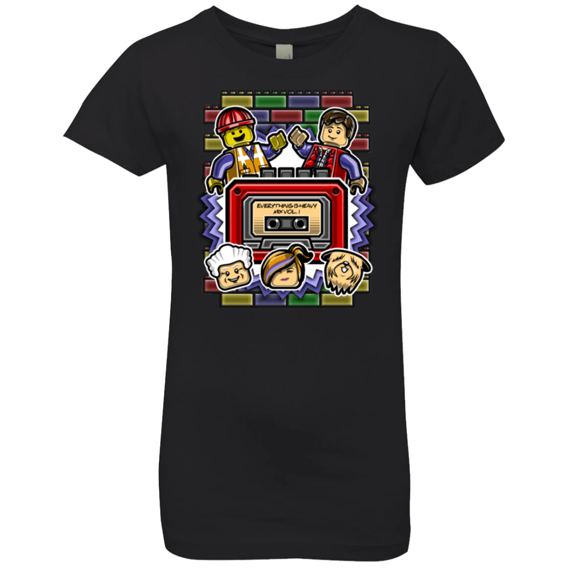 T-Shirts Black / YXS Everything Is Heavy Mix Girls Premium T-Shirt