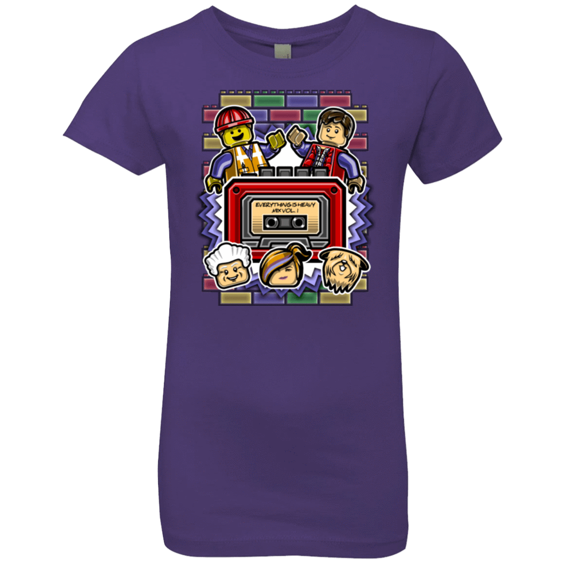 T-Shirts Purple Rush / YXS Everything Is Heavy Mix Girls Premium T-Shirt