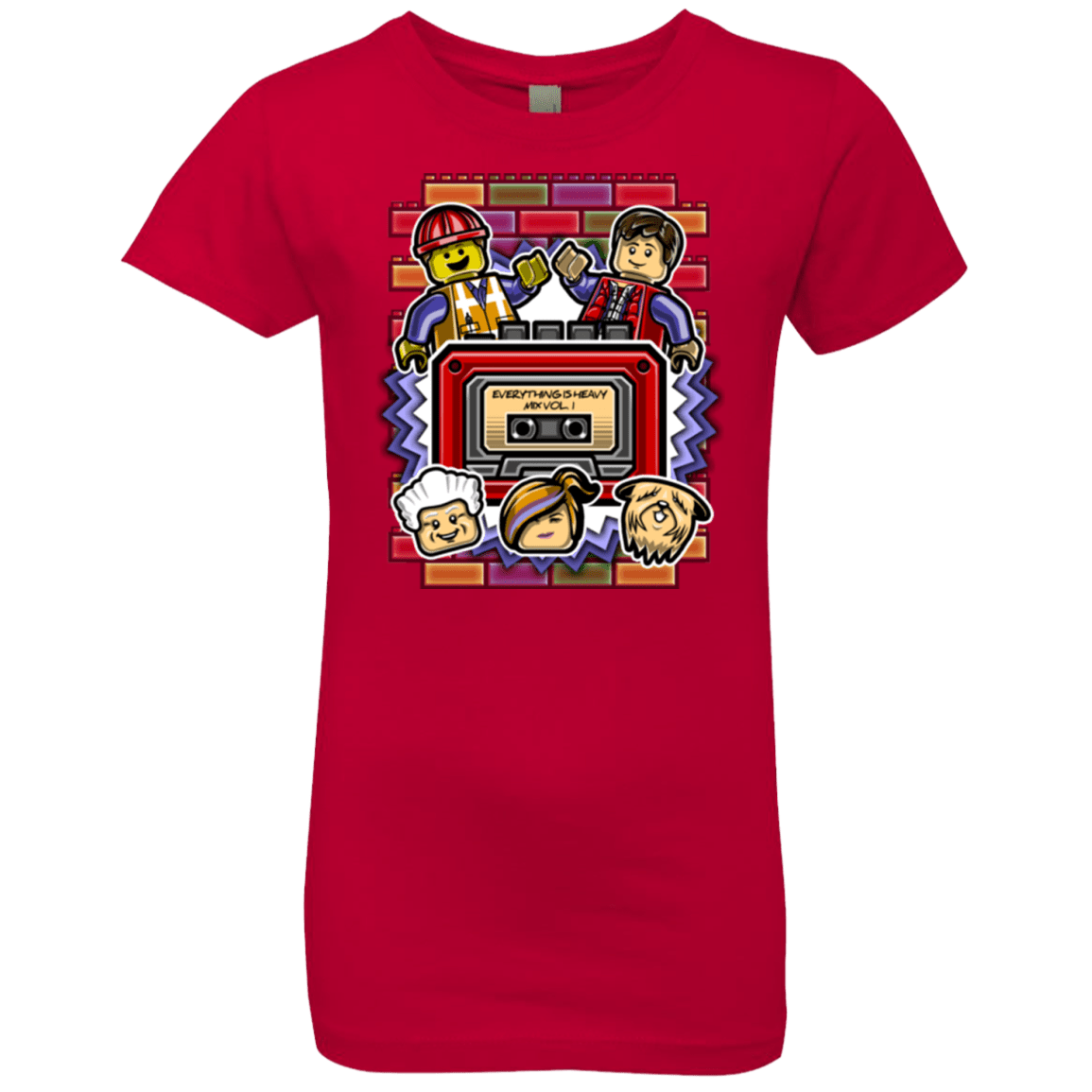 T-Shirts Red / YXS Everything Is Heavy Mix Girls Premium T-Shirt