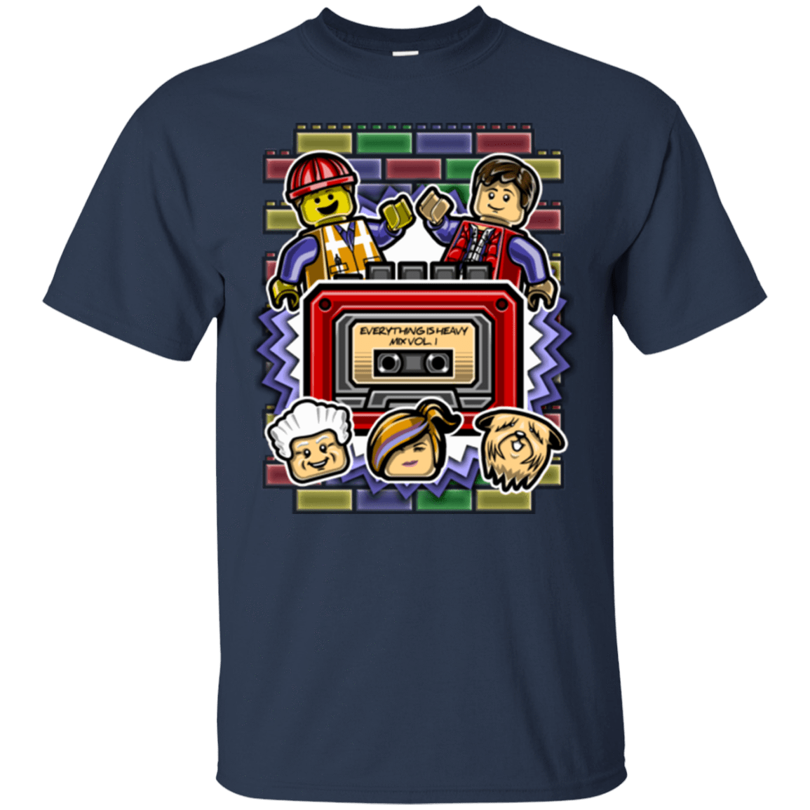 T-Shirts Navy / Small Everything Is Heavy Mix T-Shirt