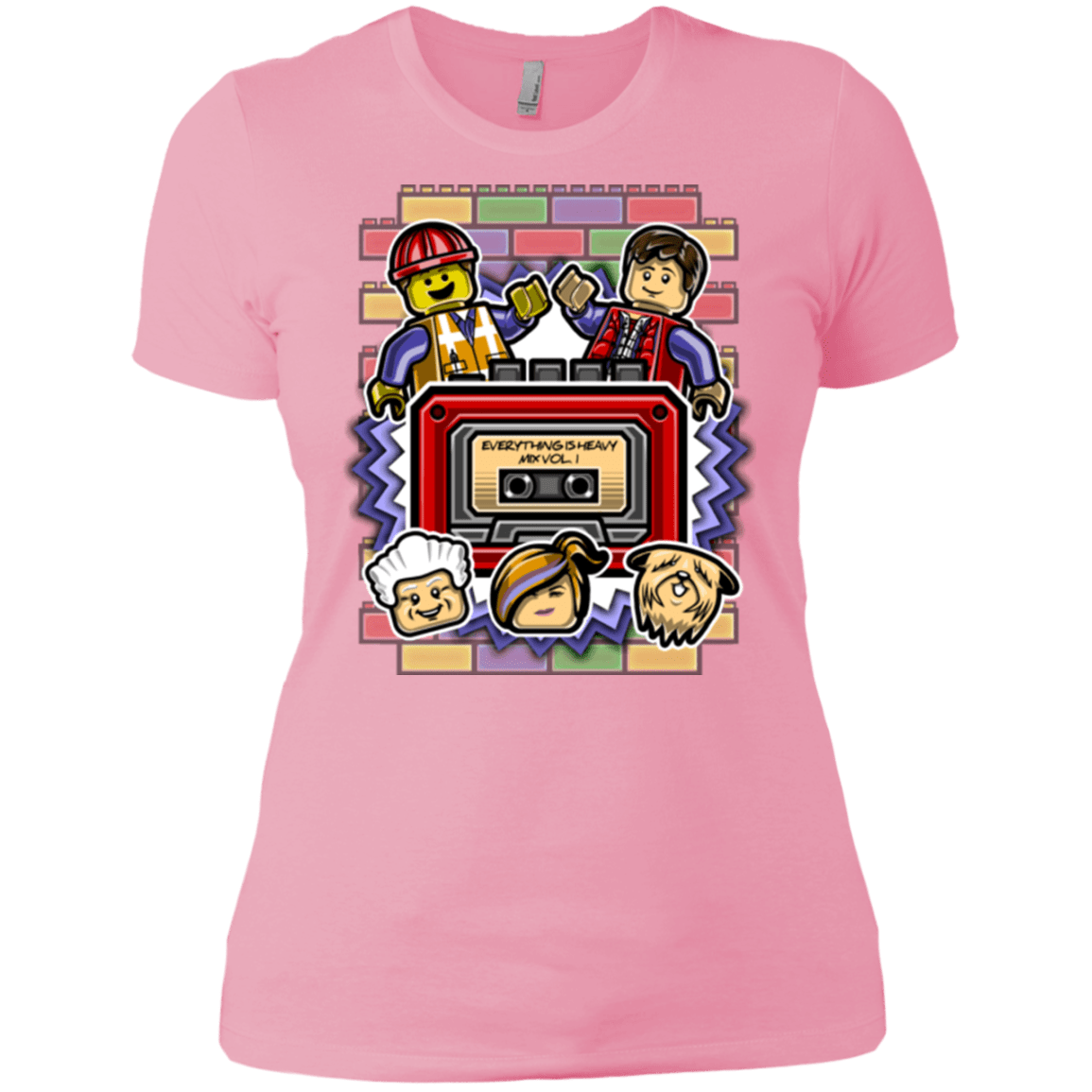 T-Shirts Light Pink / X-Small Everything Is Heavy Mix Women's Premium T-Shirt