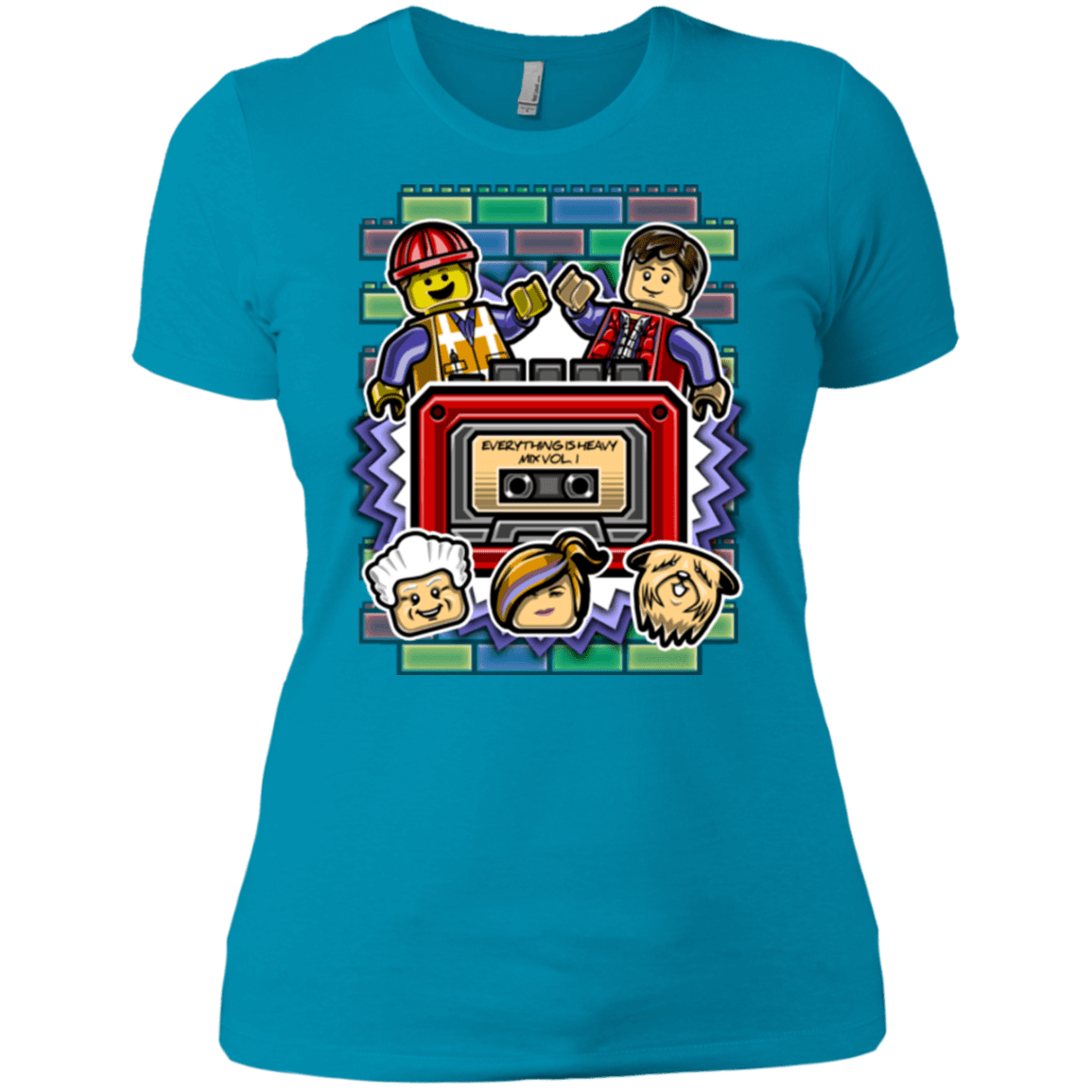 T-Shirts Turquoise / X-Small Everything Is Heavy Mix Women's Premium T-Shirt