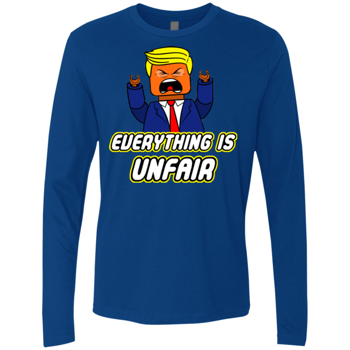 T-Shirts Royal / Small Everything Is Unfair Men's Premium Long Sleeve