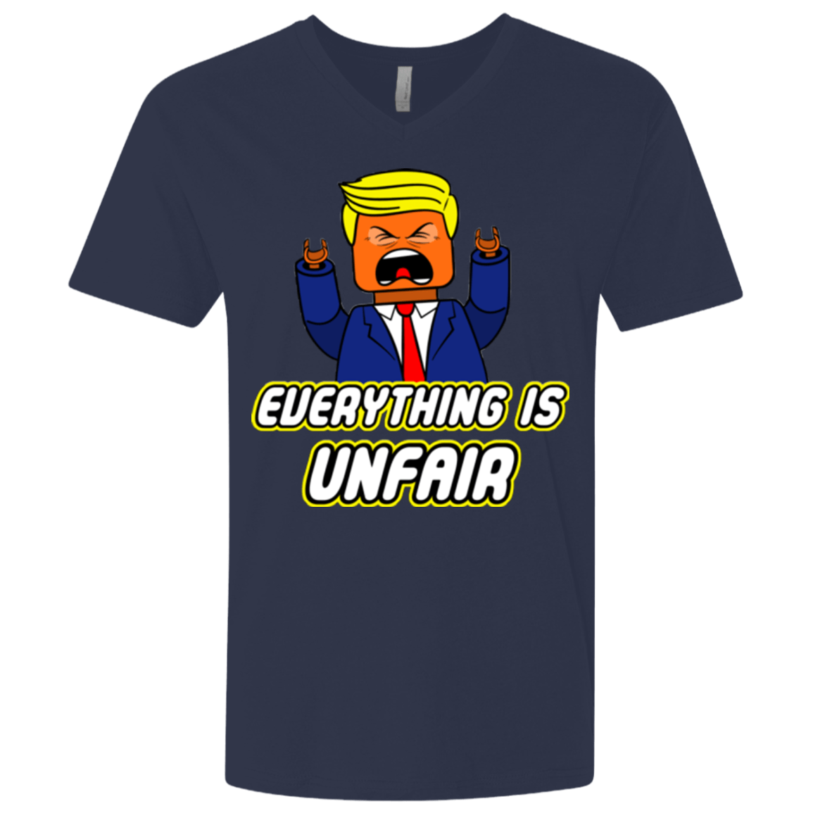 T-Shirts Midnight Navy / X-Small Everything Is Unfair Men's Premium V-Neck