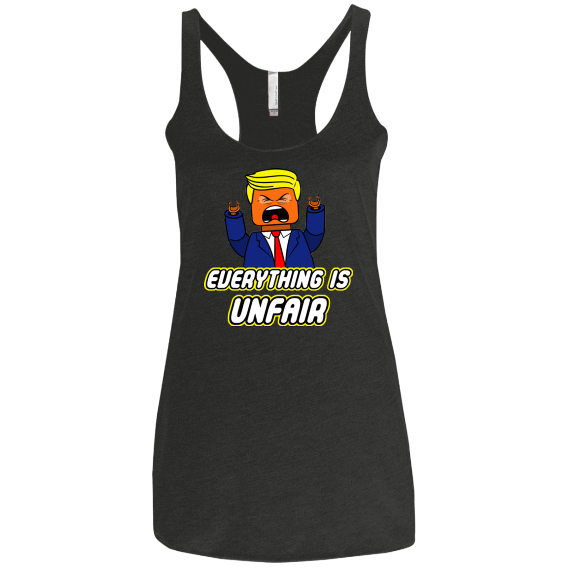 Everything Is Unfair Women's Triblend Racerback Tank