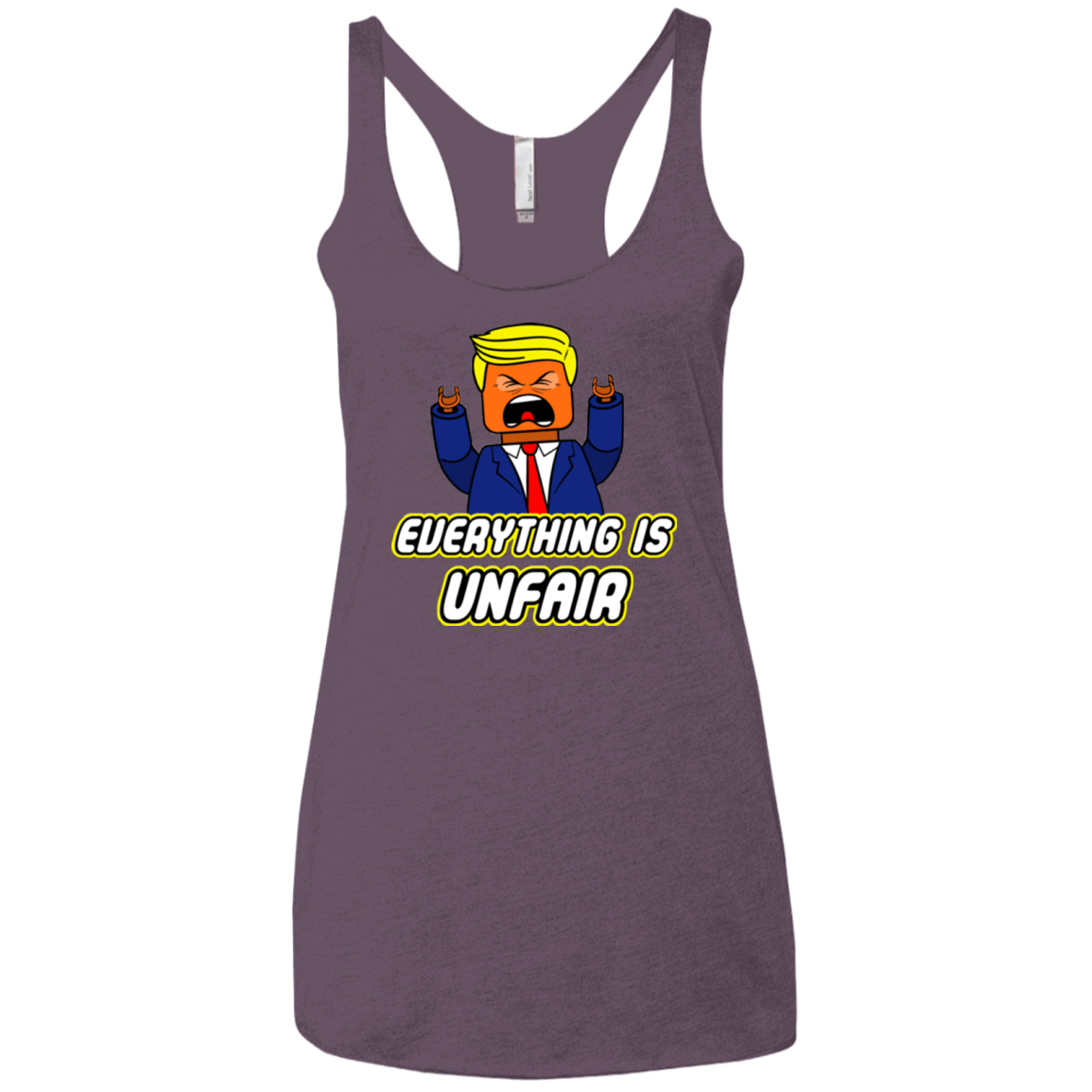 Everything Is Unfair Women's Triblend Racerback Tank