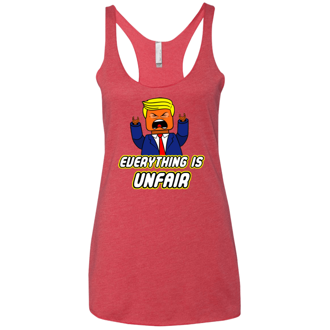 Everything Is Unfair Women's Triblend Racerback Tank