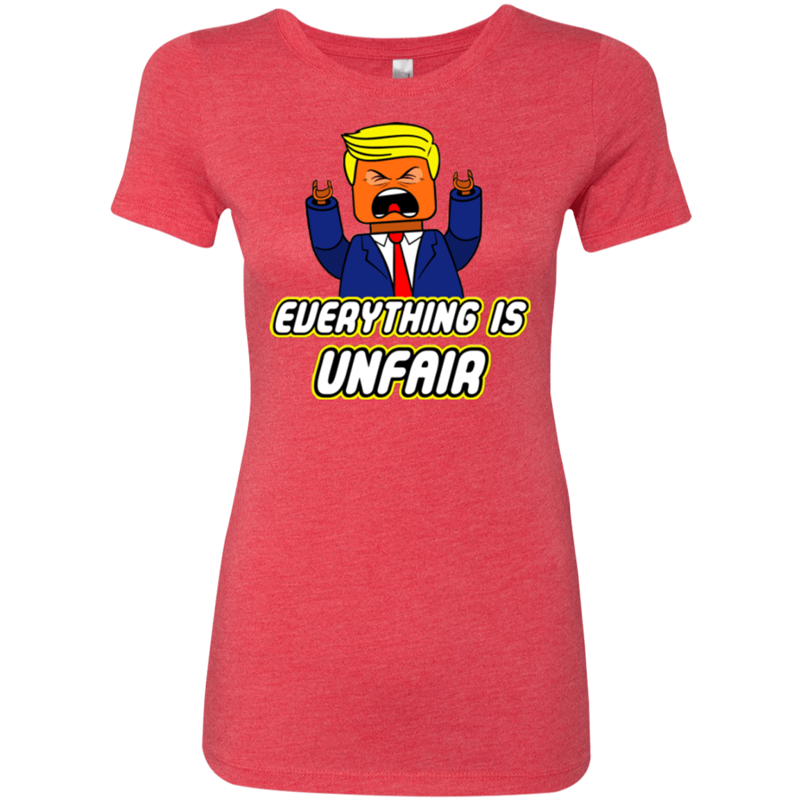T-Shirts Vintage Red / Small Everything Is Unfair Women's Triblend T-Shirt