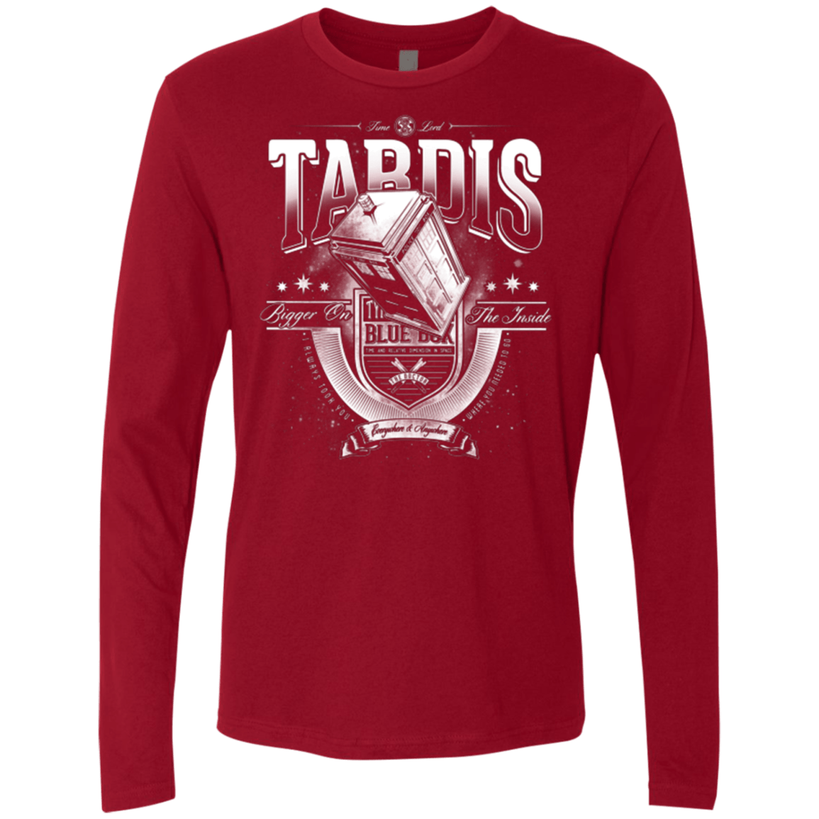 T-Shirts Cardinal / Small Everywhere and Anywhere Men's Premium Long Sleeve