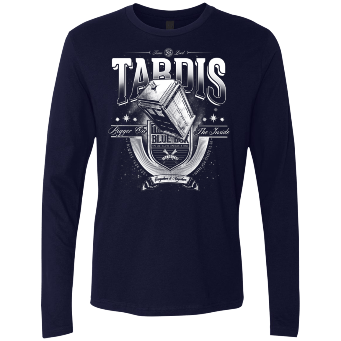 T-Shirts Midnight Navy / Small Everywhere and Anywhere Men's Premium Long Sleeve