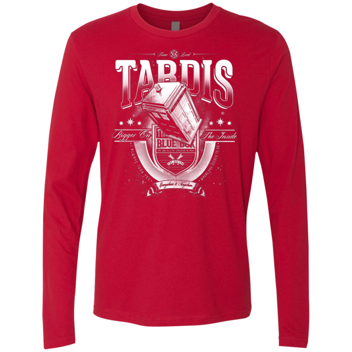 T-Shirts Red / Small Everywhere and Anywhere Men's Premium Long Sleeve