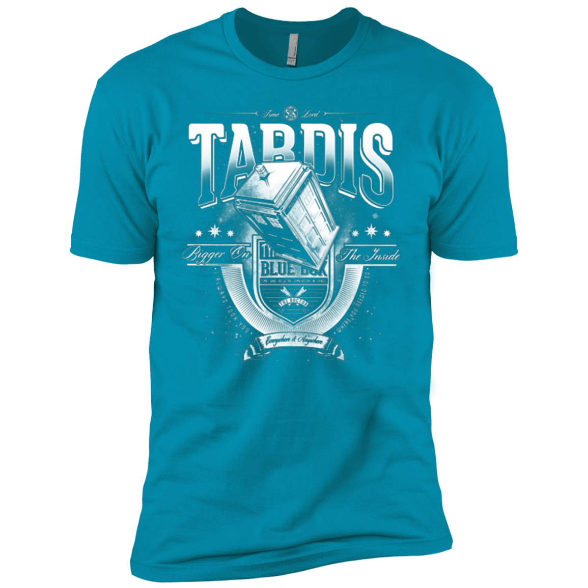 T-Shirts Turquoise / X-Small Everywhere and Anywhere Men's Premium T-Shirt