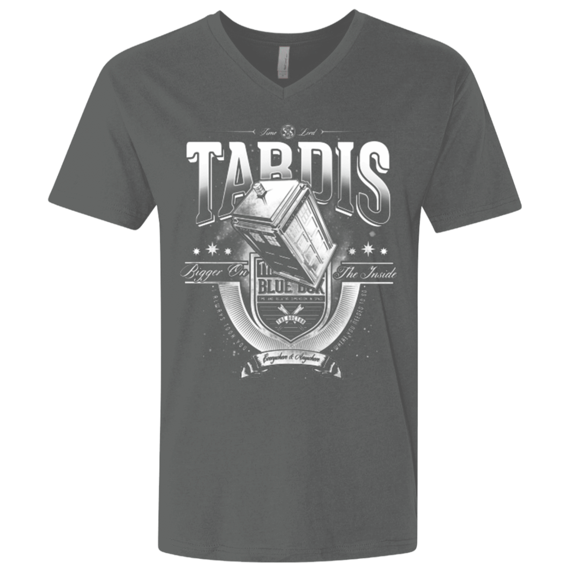 T-Shirts Heavy Metal / X-Small Everywhere and Anywhere Men's Premium V-Neck