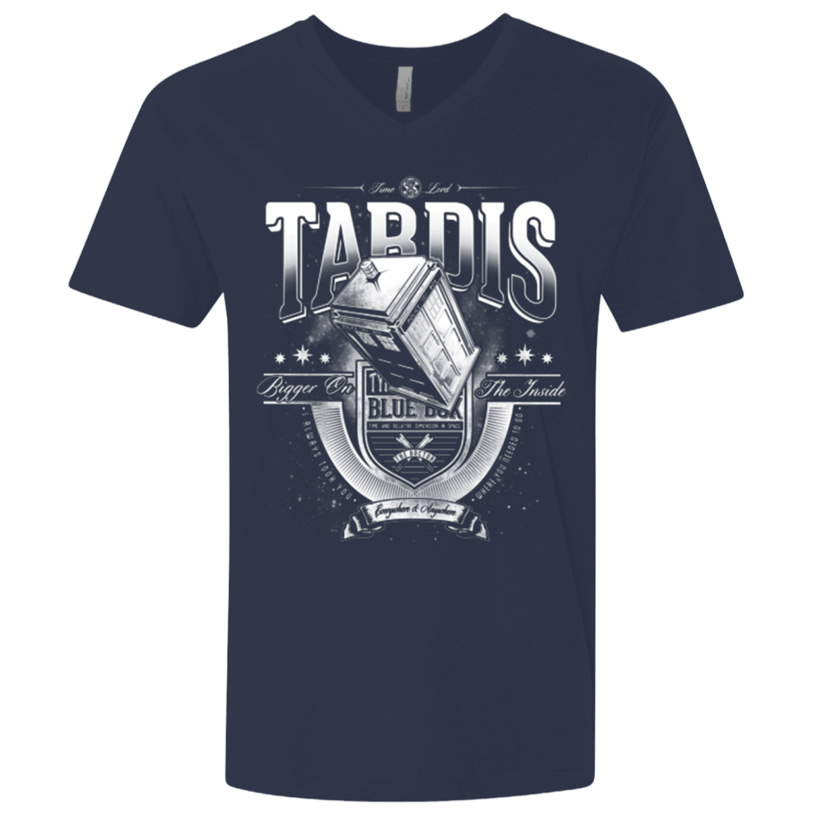 T-Shirts Midnight Navy / X-Small Everywhere and Anywhere Men's Premium V-Neck