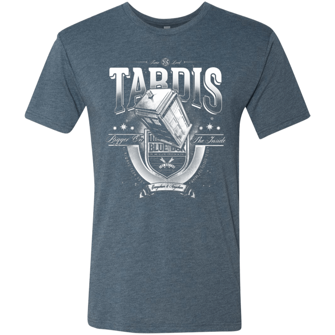 T-Shirts Indigo / Small Everywhere and Anywhere Men's Triblend T-Shirt