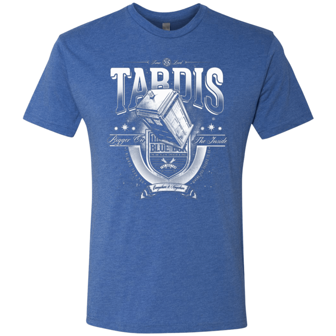 T-Shirts Vintage Royal / Small Everywhere and Anywhere Men's Triblend T-Shirt