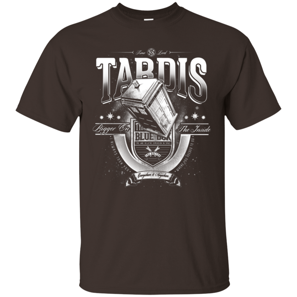 T-Shirts Dark Chocolate / Small Everywhere and Anywhere T-Shirt