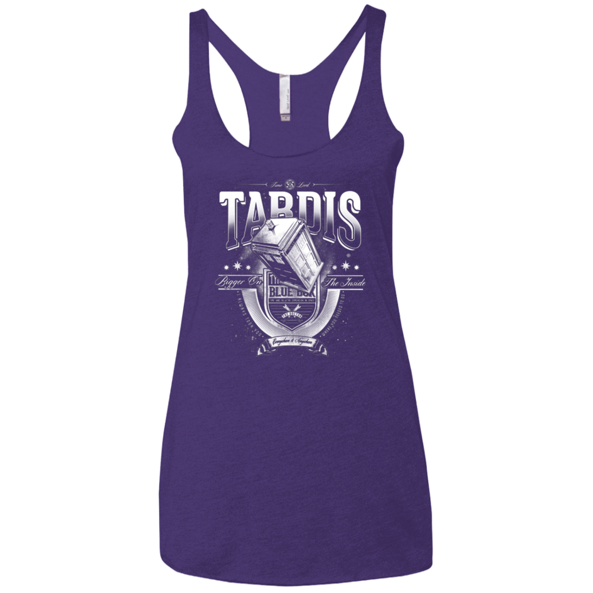 T-Shirts Purple / X-Small Everywhere and Anywhere Women's Triblend Racerback Tank
