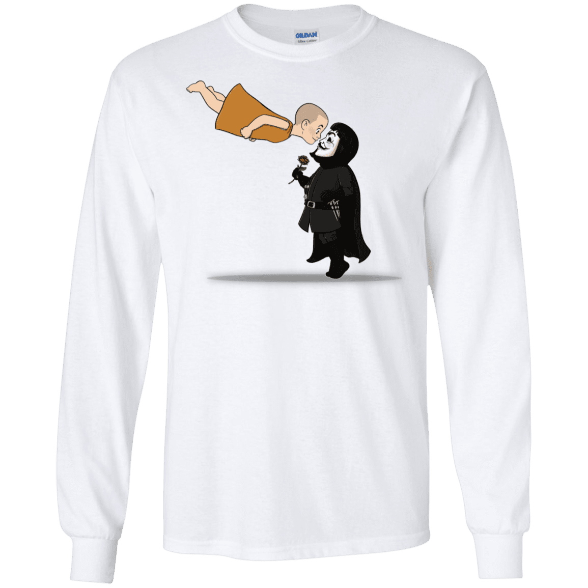 T-Shirts White / S Evey and V Men's Long Sleeve T-Shirt