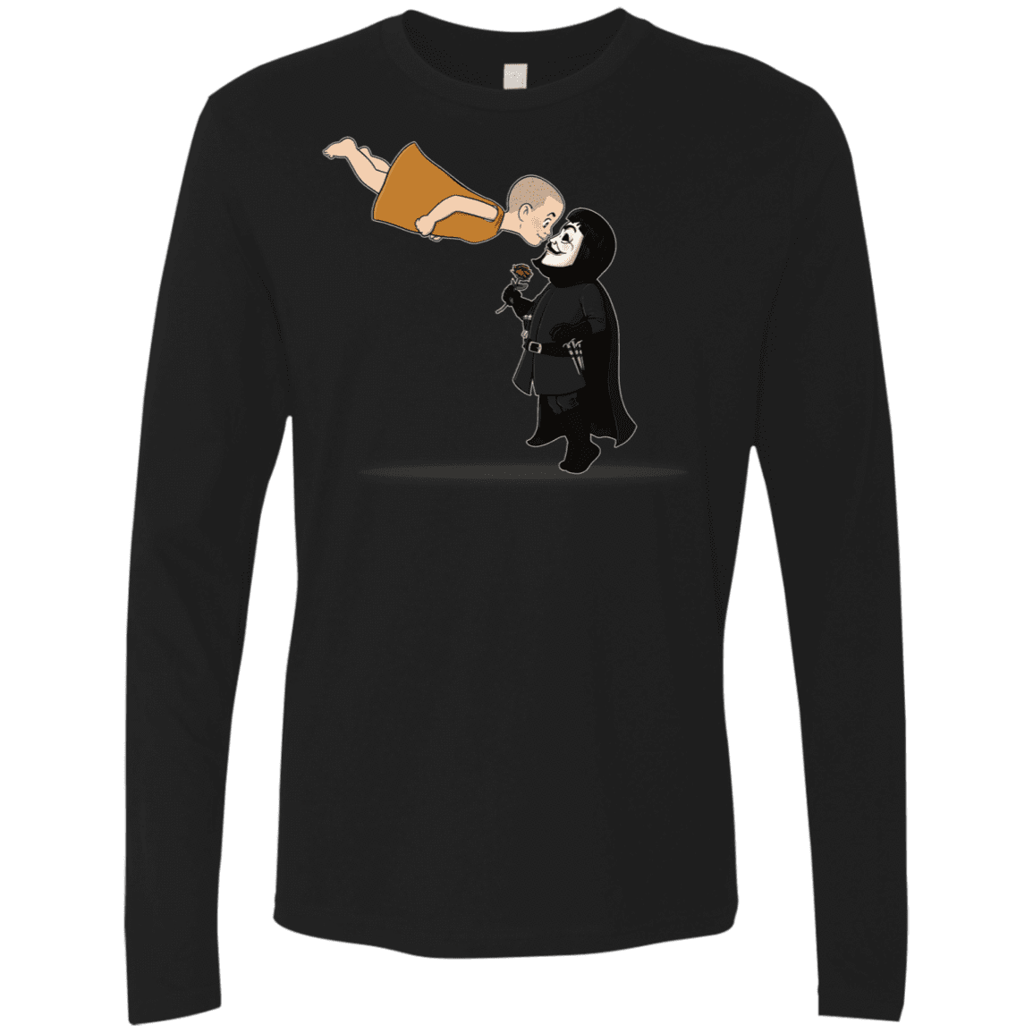 T-Shirts Black / S Evey and V Men's Premium Long Sleeve