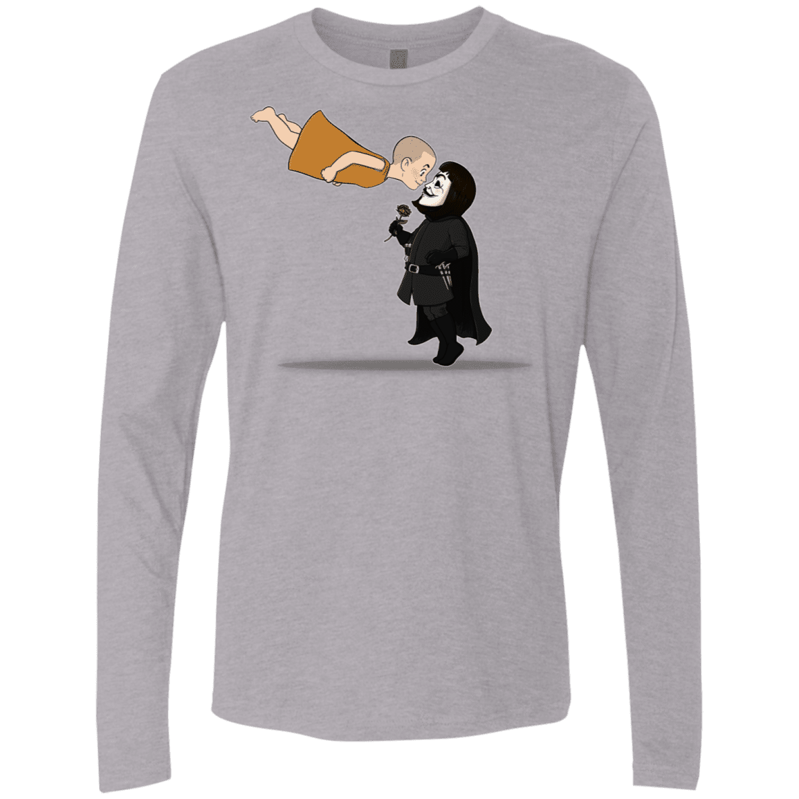 T-Shirts Heather Grey / S Evey and V Men's Premium Long Sleeve