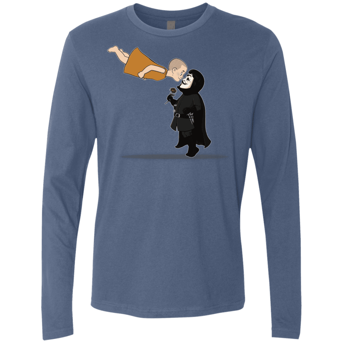 T-Shirts Indigo / S Evey and V Men's Premium Long Sleeve