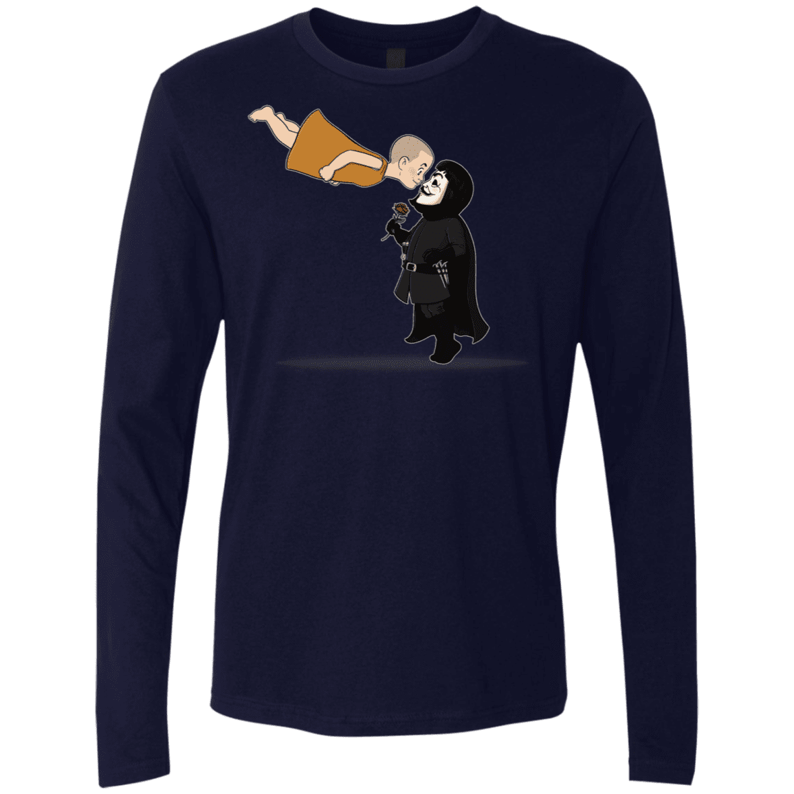 T-Shirts Midnight Navy / S Evey and V Men's Premium Long Sleeve