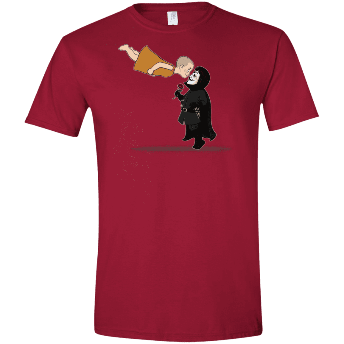 T-Shirts Cardinal Red / S Evey and V Men's Semi-Fitted Softstyle