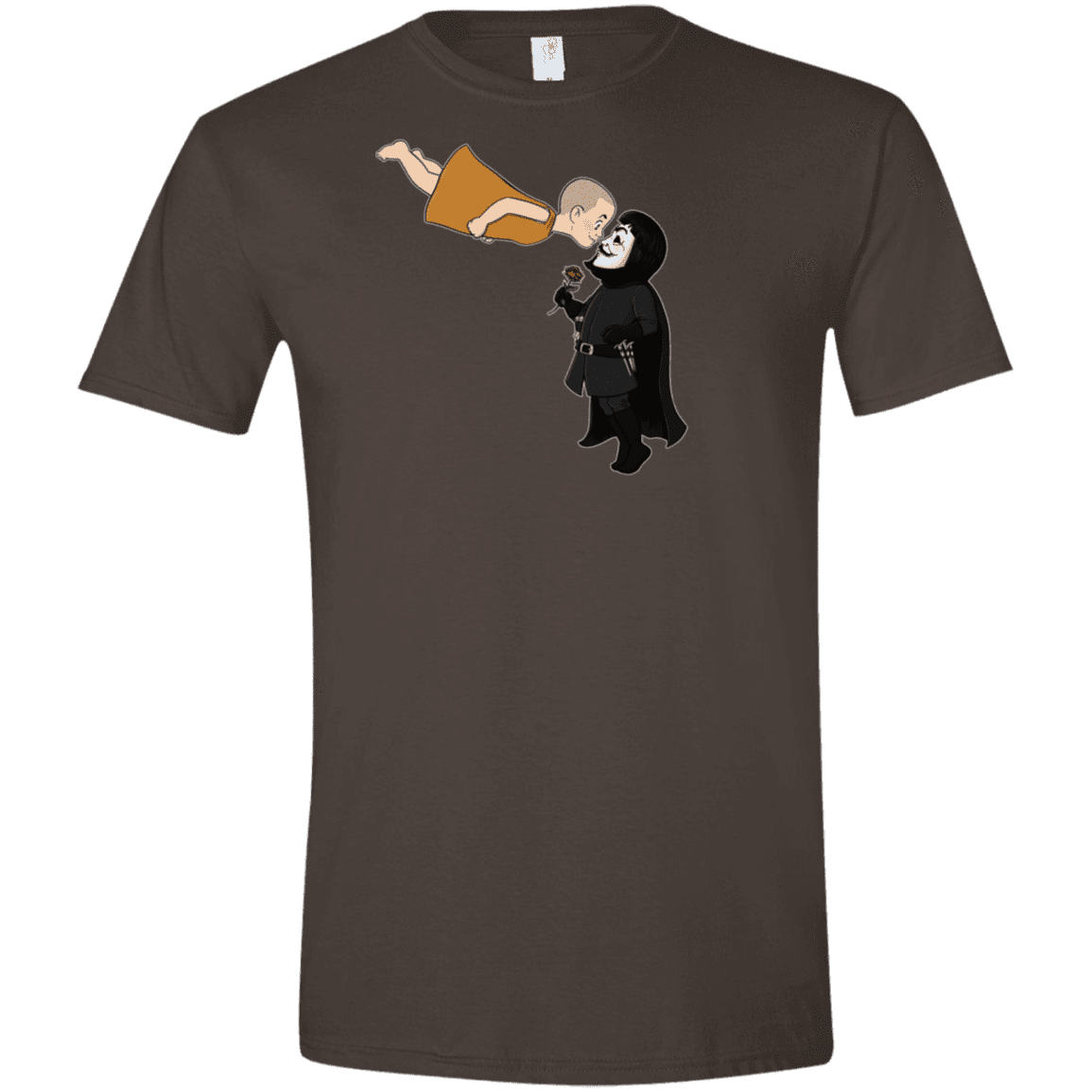 T-Shirts Dark Chocolate / S Evey and V Men's Semi-Fitted Softstyle