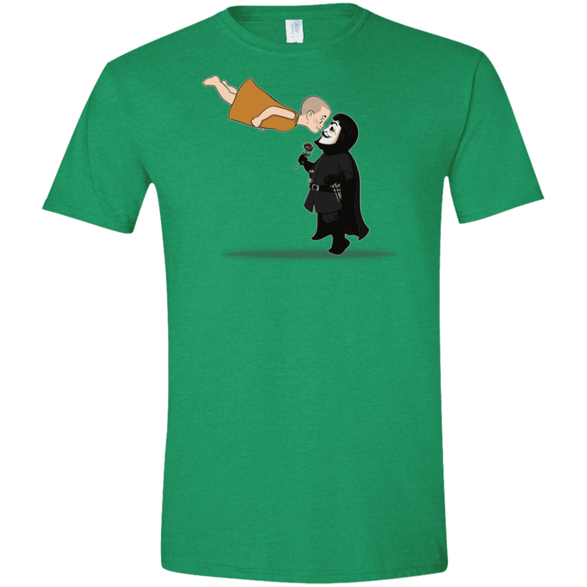 T-Shirts Heather Irish Green / M Evey and V Men's Semi-Fitted Softstyle