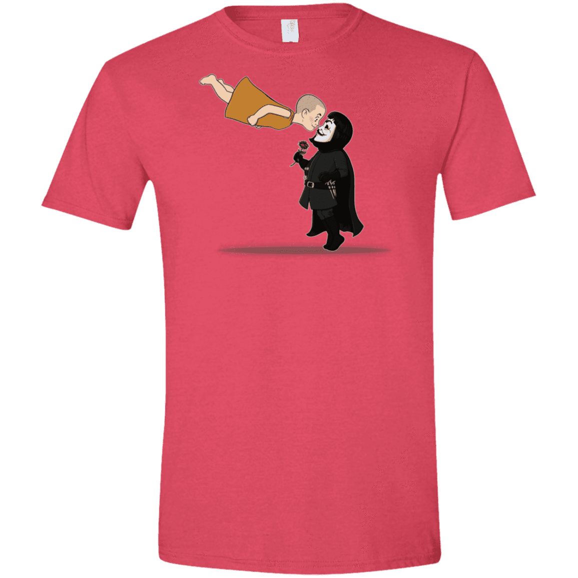 T-Shirts Heather Red / S Evey and V Men's Semi-Fitted Softstyle