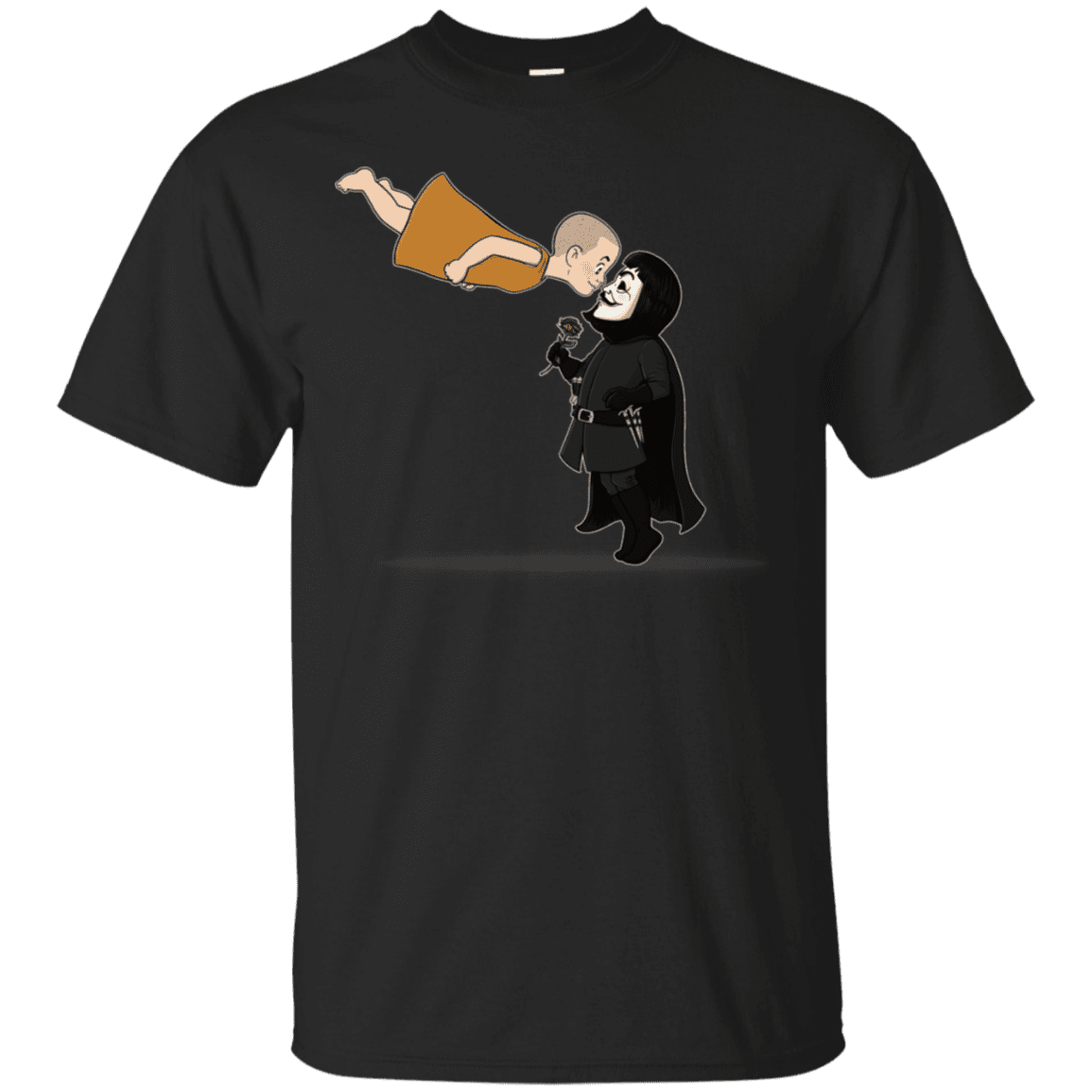 T-Shirts Black / S Evey and V T-Shirt