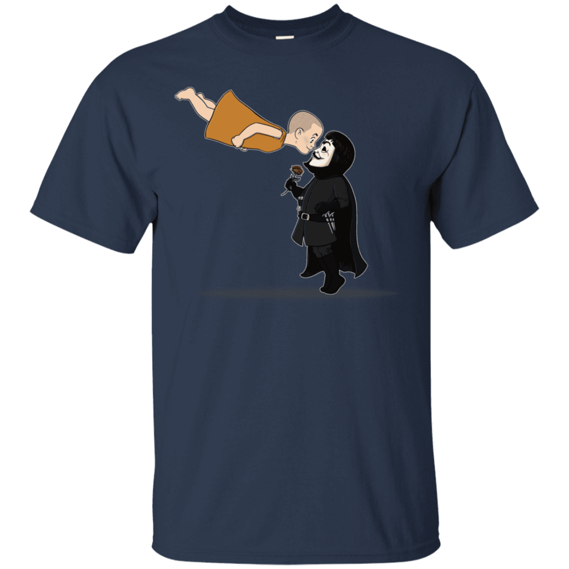 T-Shirts Navy / S Evey and V T-Shirt