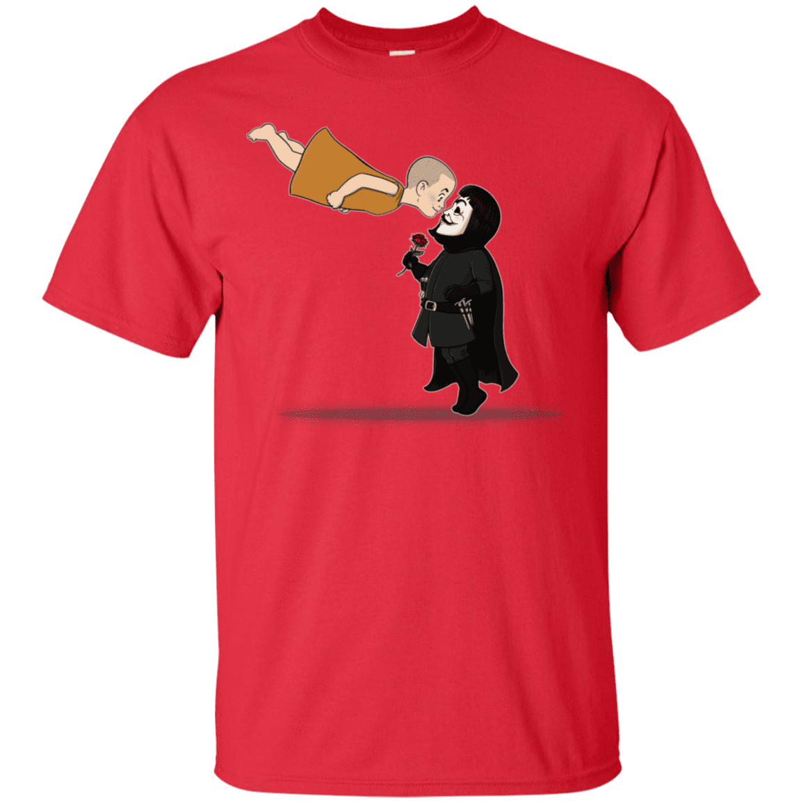 T-Shirts Red / S Evey and V T-Shirt