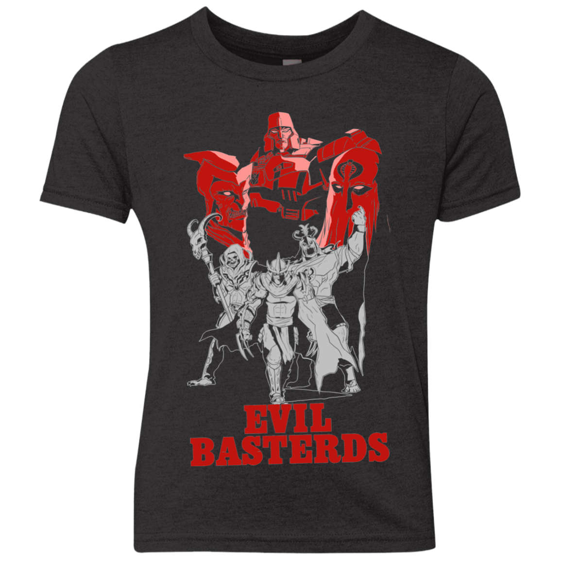 T-Shirts Vintage Black / YXS Evil Bastards Youth Triblend T-Shirt