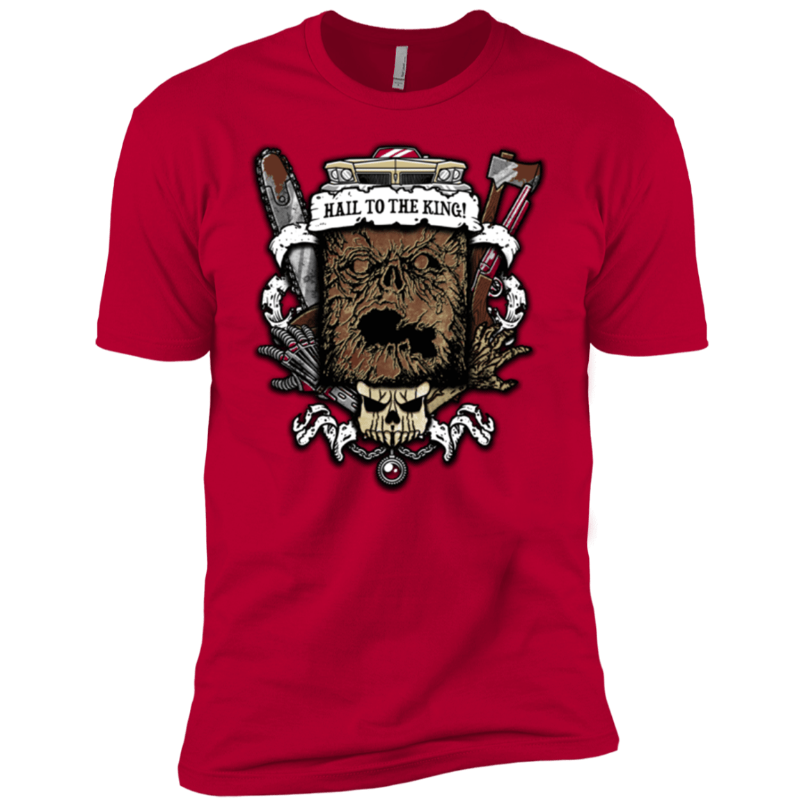 T-Shirts Red / YXS Evil Crest Boys Premium T-Shirt