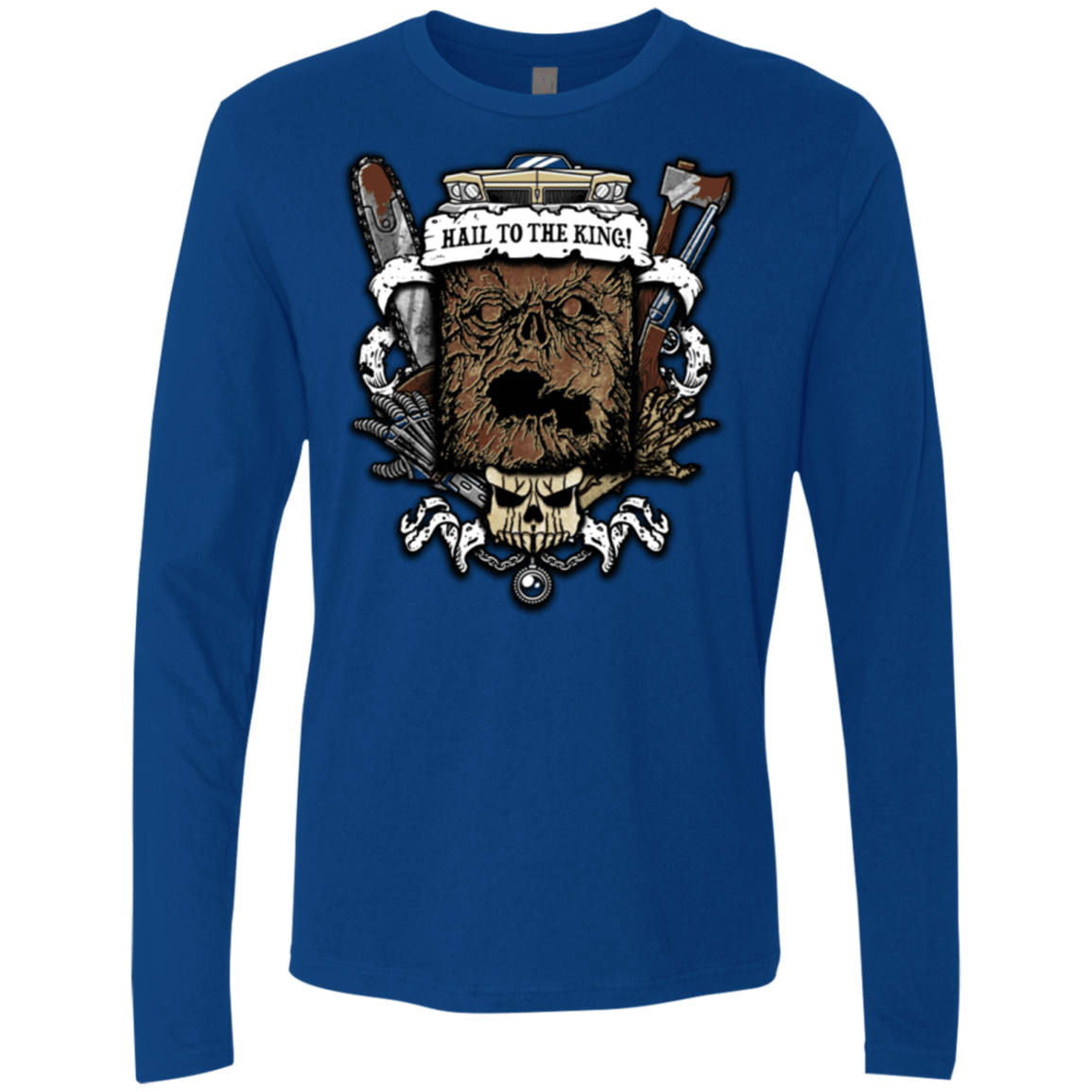 T-Shirts Royal / Small Evil Crest Men's Premium Long Sleeve
