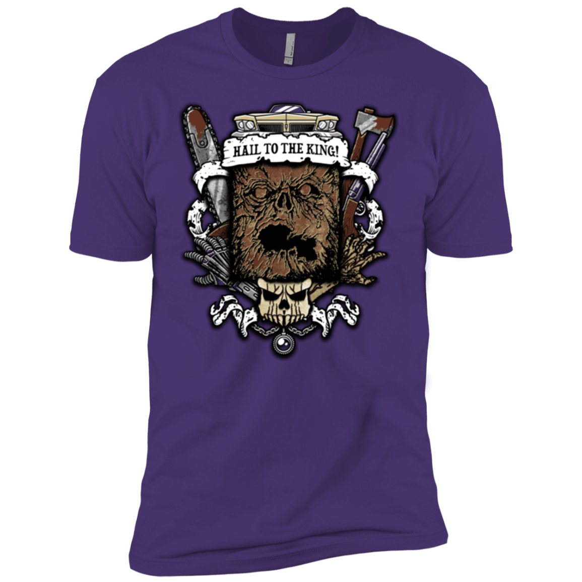 T-Shirts Purple / X-Small Evil Crest Men's Premium T-Shirt