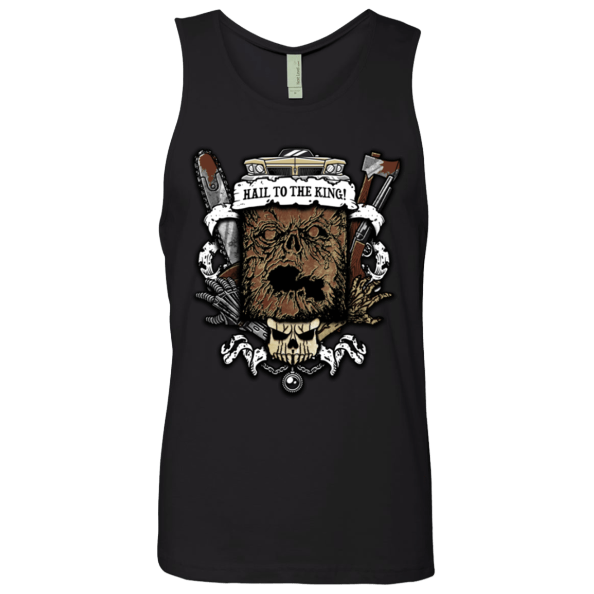 T-Shirts Black / Small Evil Crest Men's Premium Tank Top