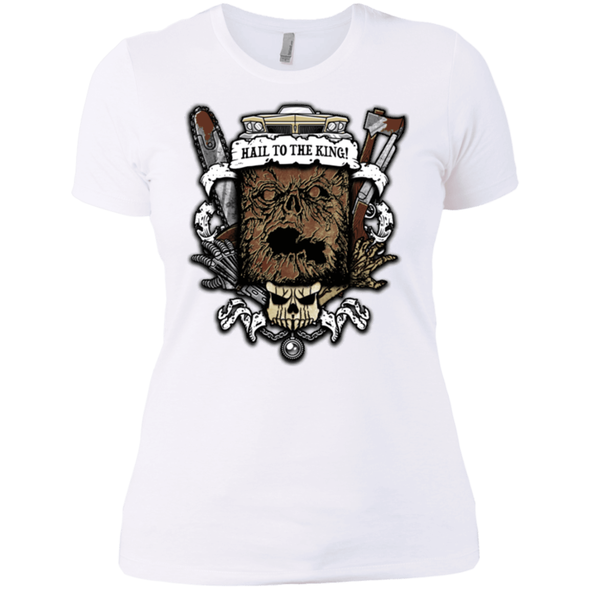 T-Shirts White / X-Small Evil Crest Women's Premium T-Shirt
