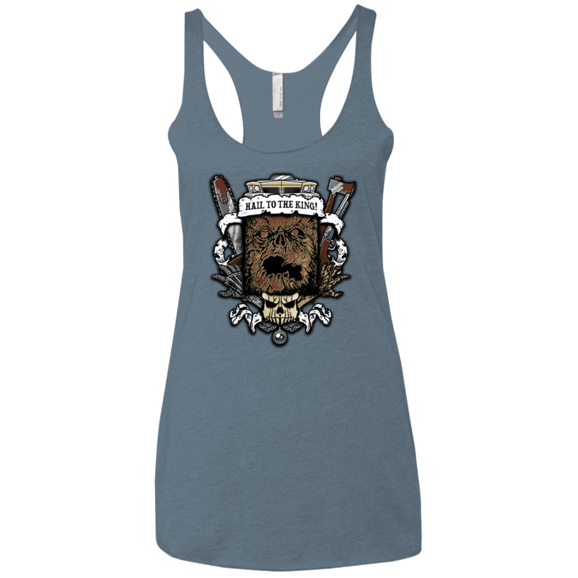 Evil Crest Women's Triblend Racerback Tank