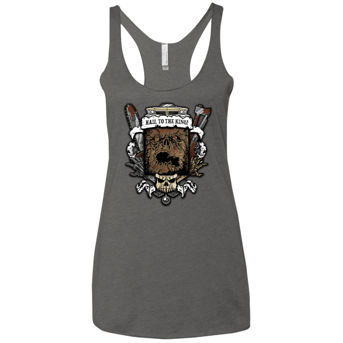 T-Shirts Premium Heather / X-Small Evil Crest Women's Triblend Racerback Tank
