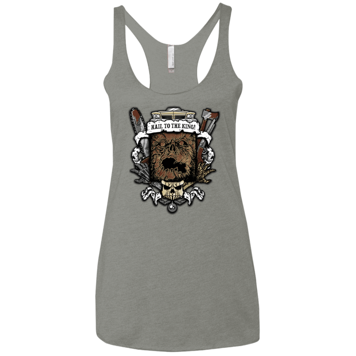 Evil Crest Women's Triblend Racerback Tank