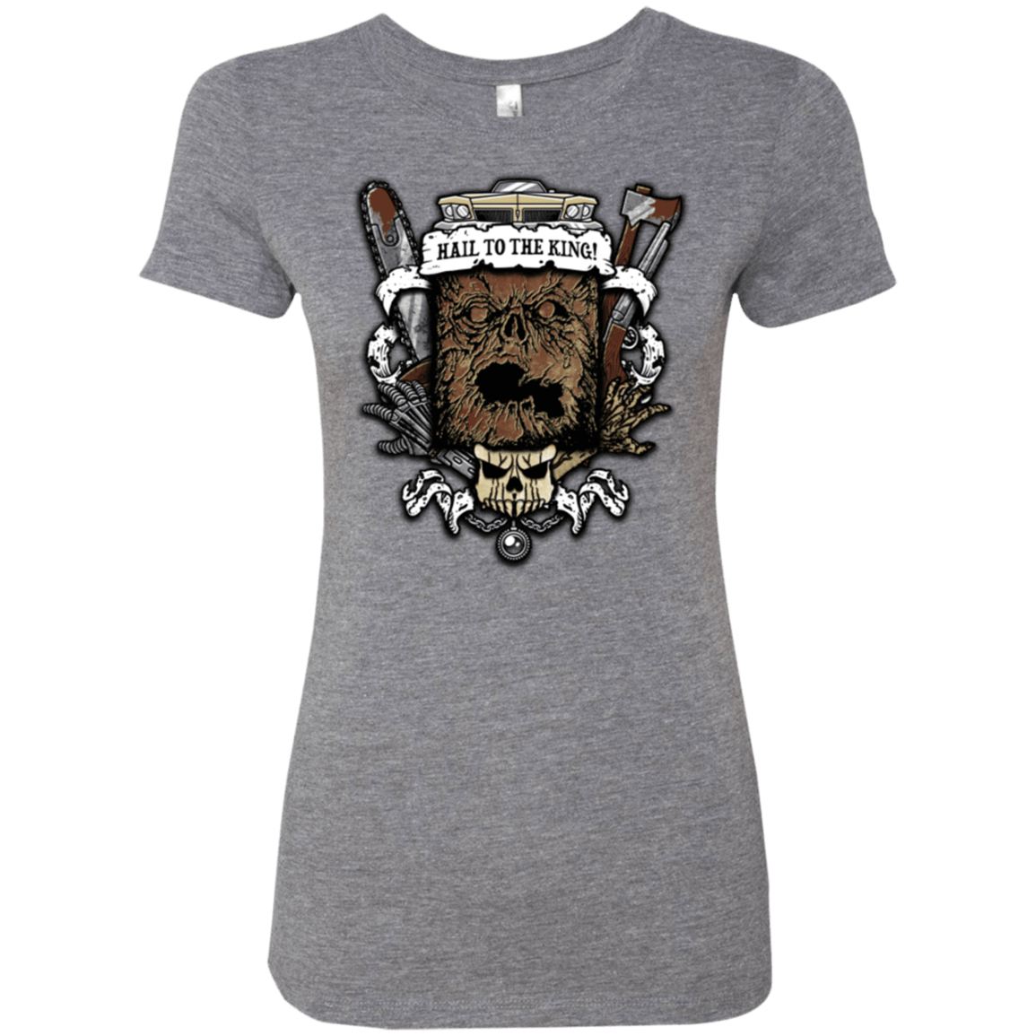 T-Shirts Premium Heather / Small Evil Crest Women's Triblend T-Shirt