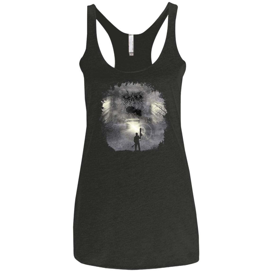 T-Shirts Vintage Black / X-Small Evil Darkness Women's Triblend Racerback Tank